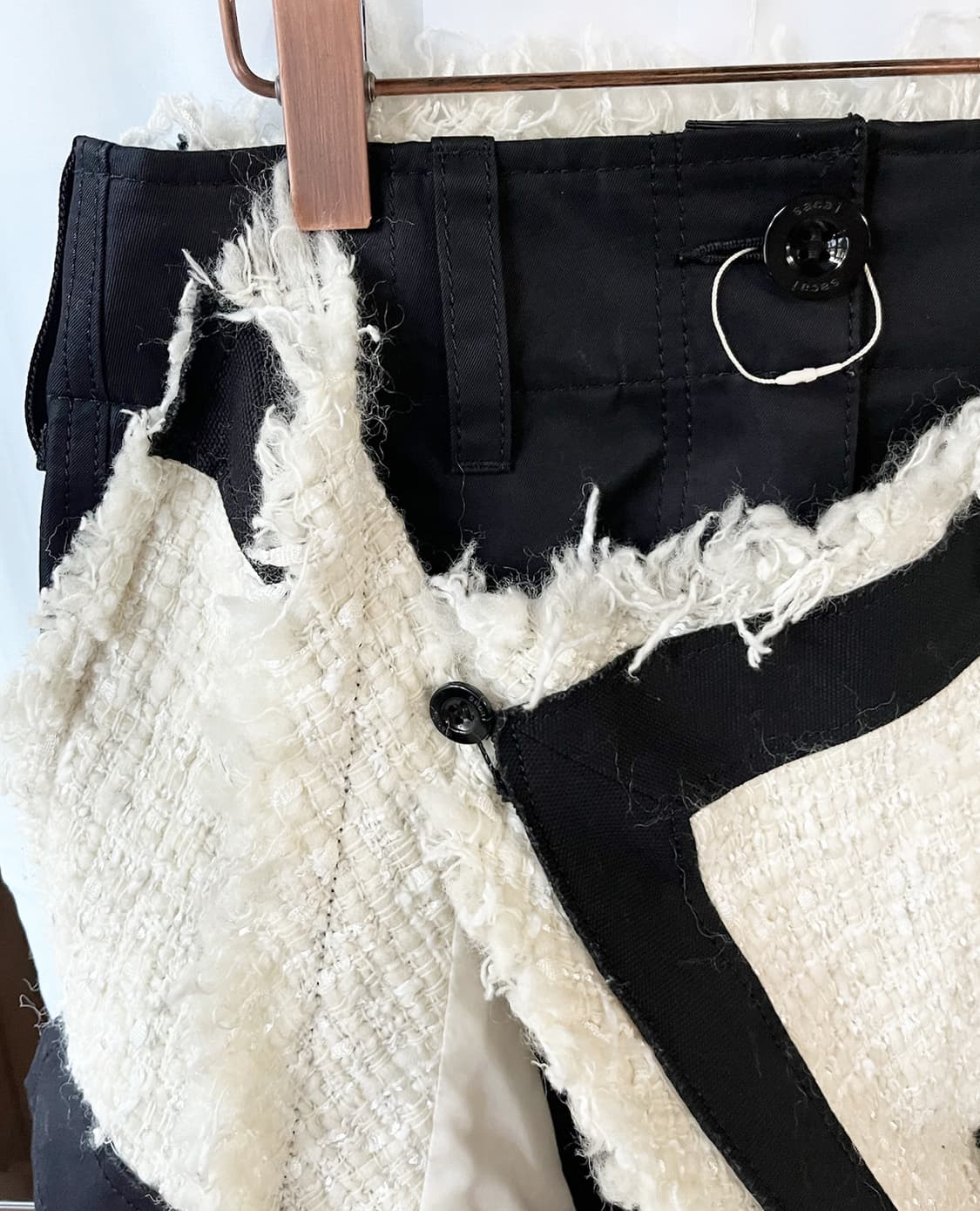 SACAI tweed hybrid wrap skirt 상품이미지8