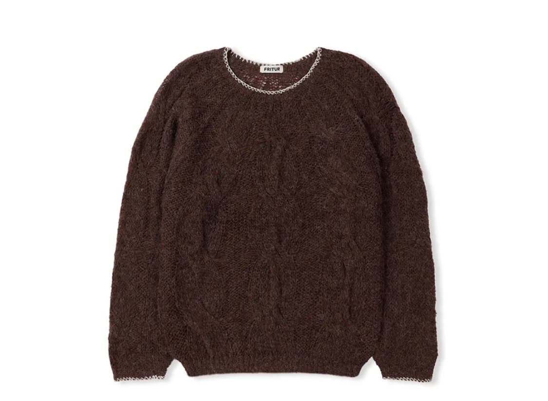 프리터 케이블 니트 상품이미지3