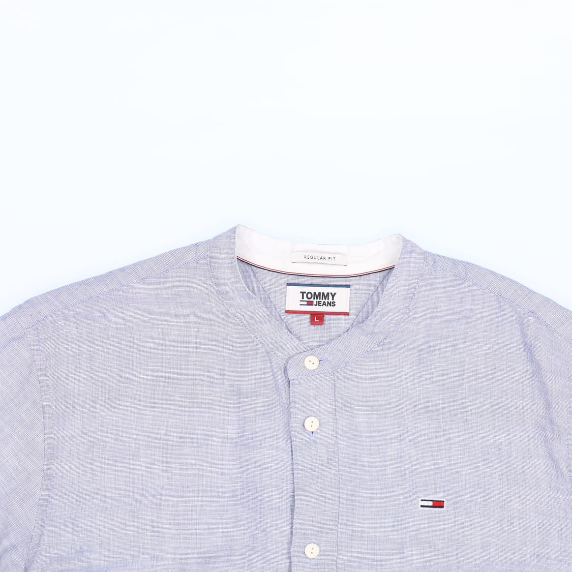 [L] 타미힐피거 핸리넥 린넨 셔츠 남방 0106J 상품이미지3