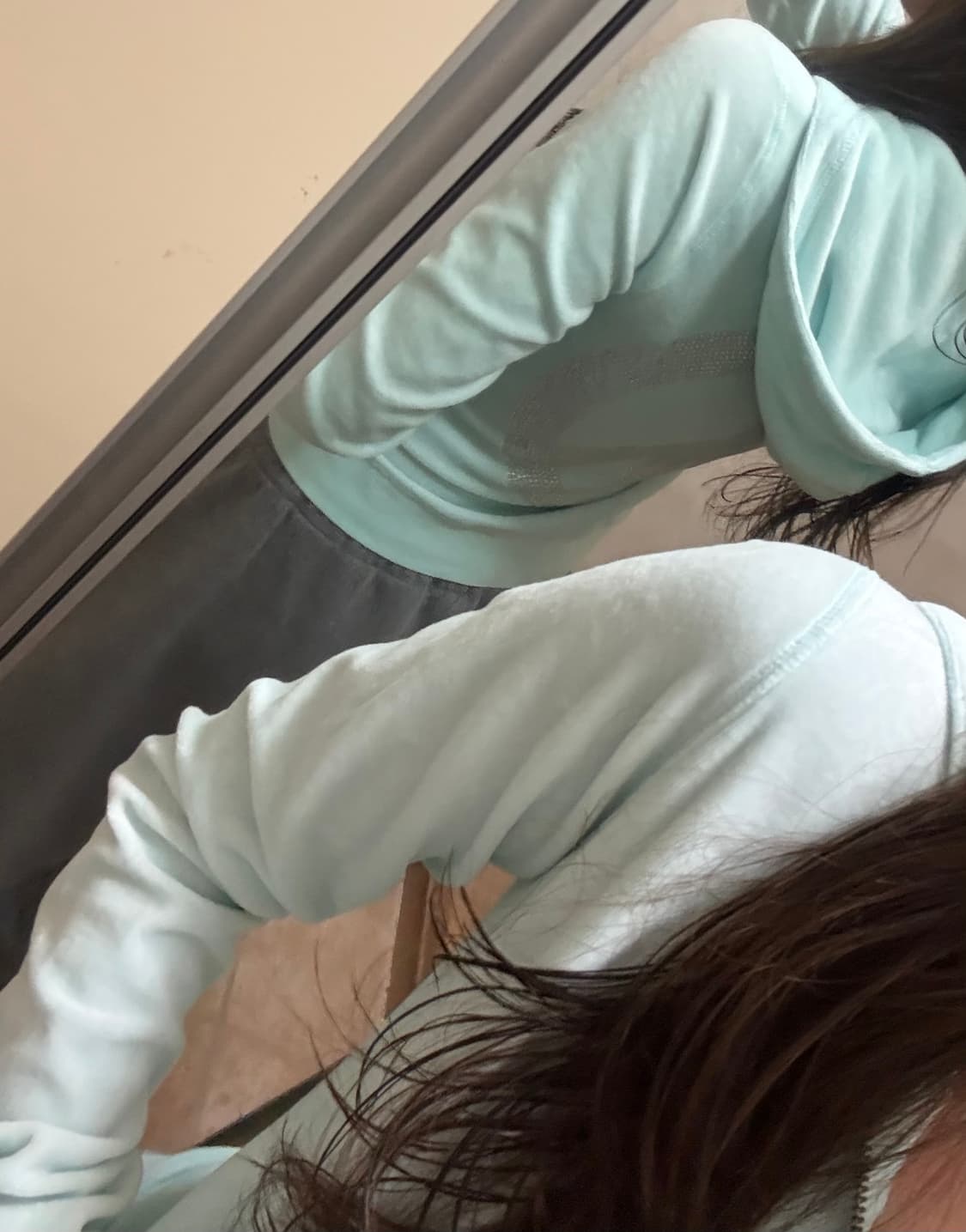 일본빈티지 e.vil 벨벳 큐빅 후드집업 (키키) 상품이미지2