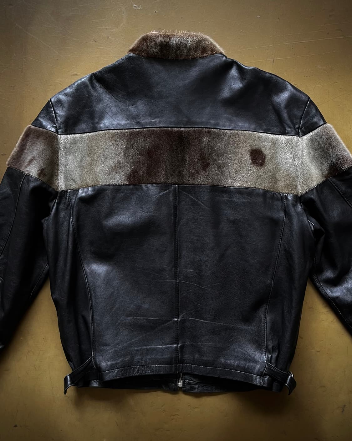 Real Seal Fur & Lambskin Bomber Jacket 상품이미지7