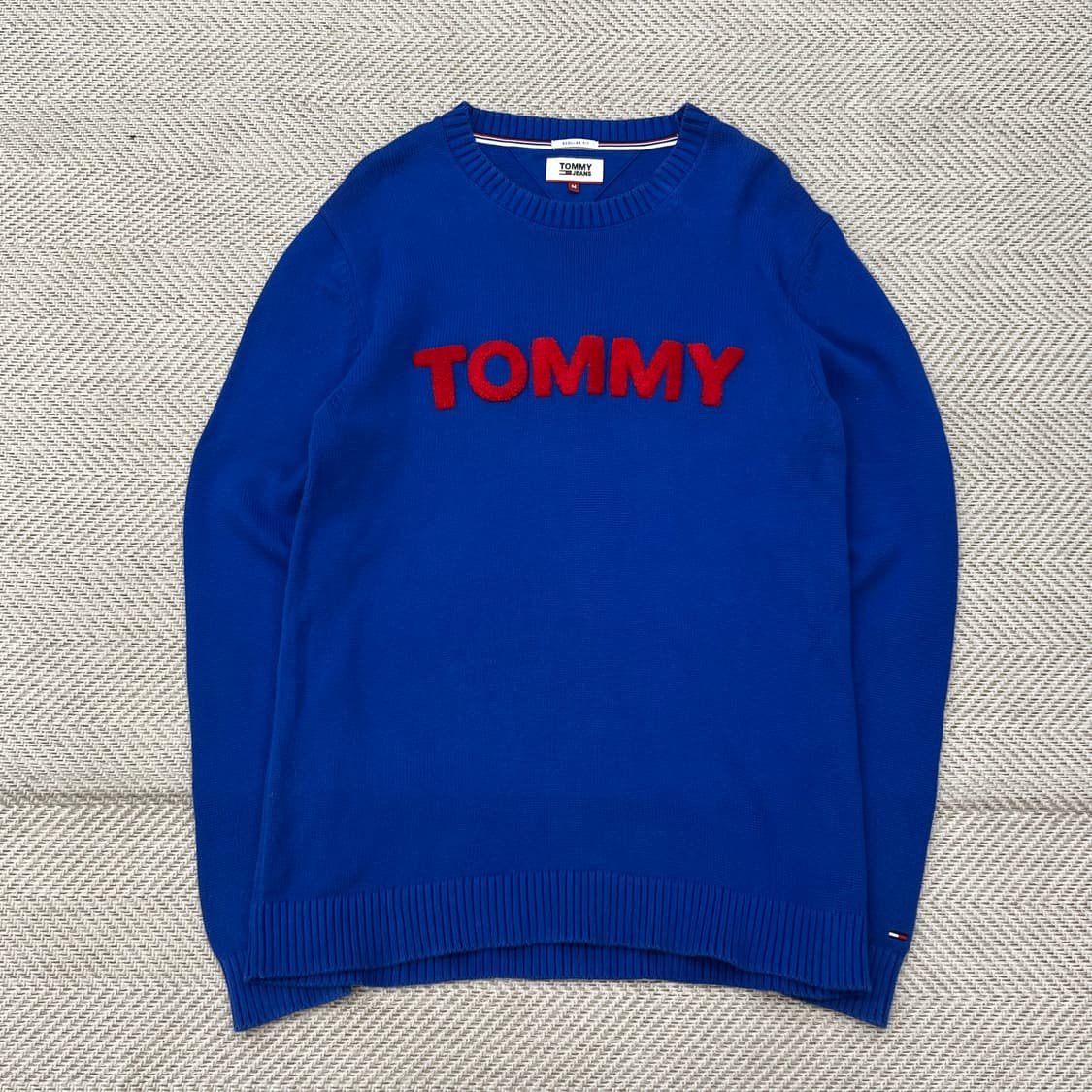 타미진스 로고 니트 r3041 상품이미지1