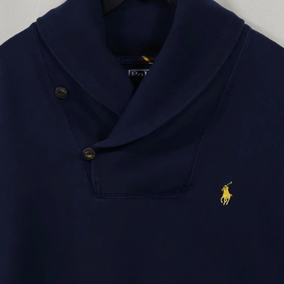 L사이즈 Polo 폴로 랄프로렌 숄카라 맨투맨 네이비 상품이미지2