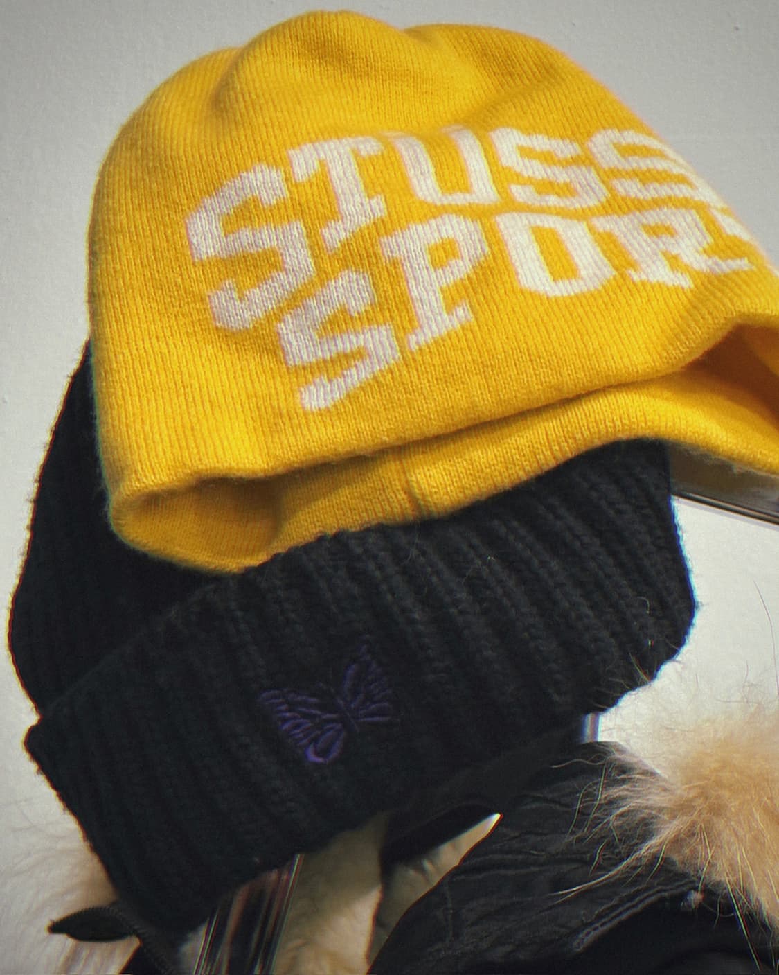 스투시 옐로우 코튼 비니 상품이미지4