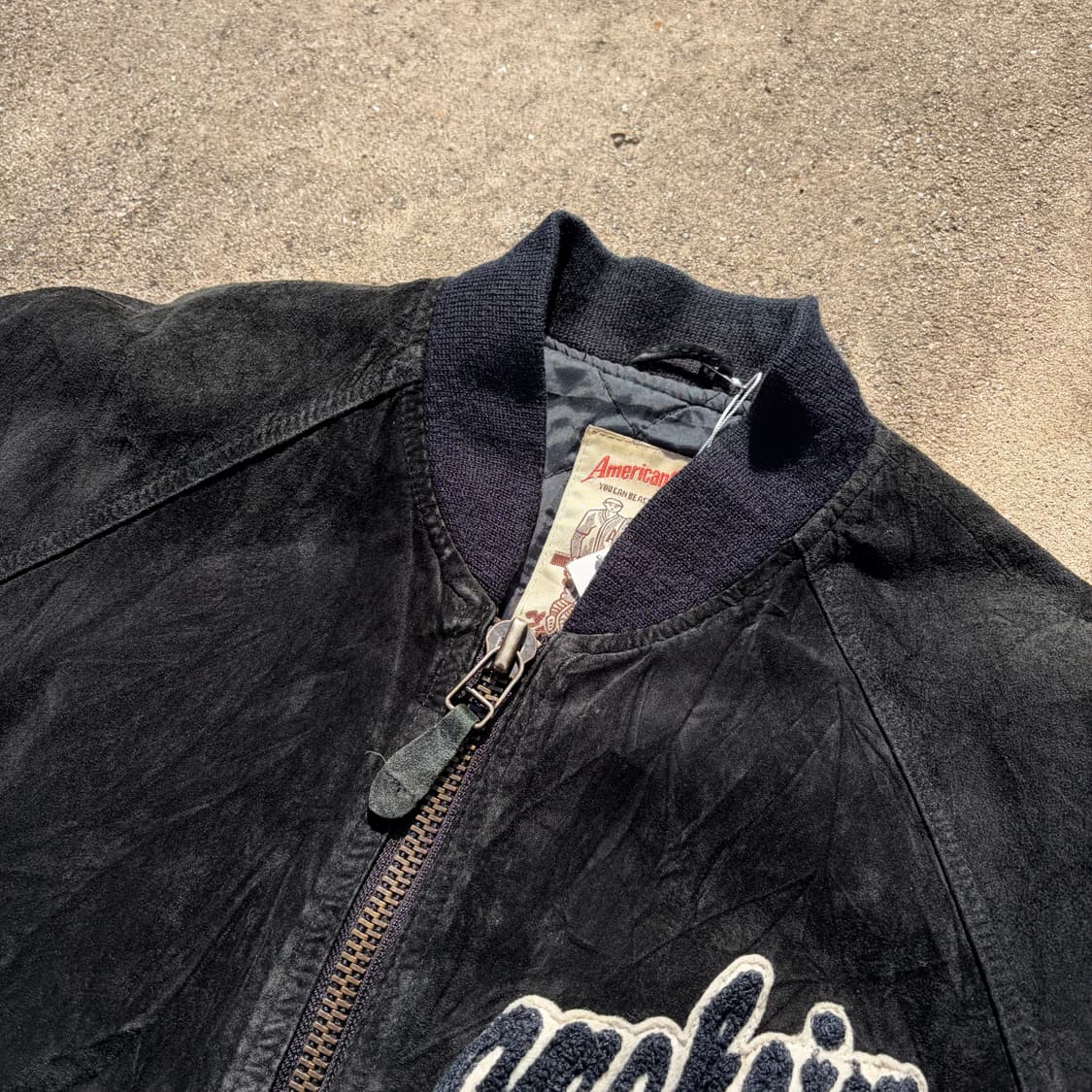 90s USA ANAHEIM 빈티지 스웨이드 자켓 L 상품이미지5