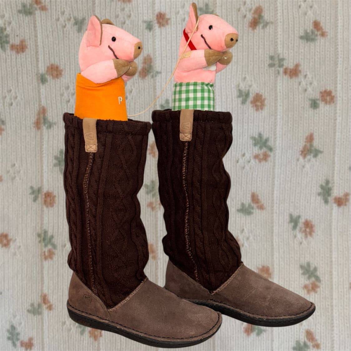 KEEN사의 니트 어그 부츠 BRN (230) 상품이미지1