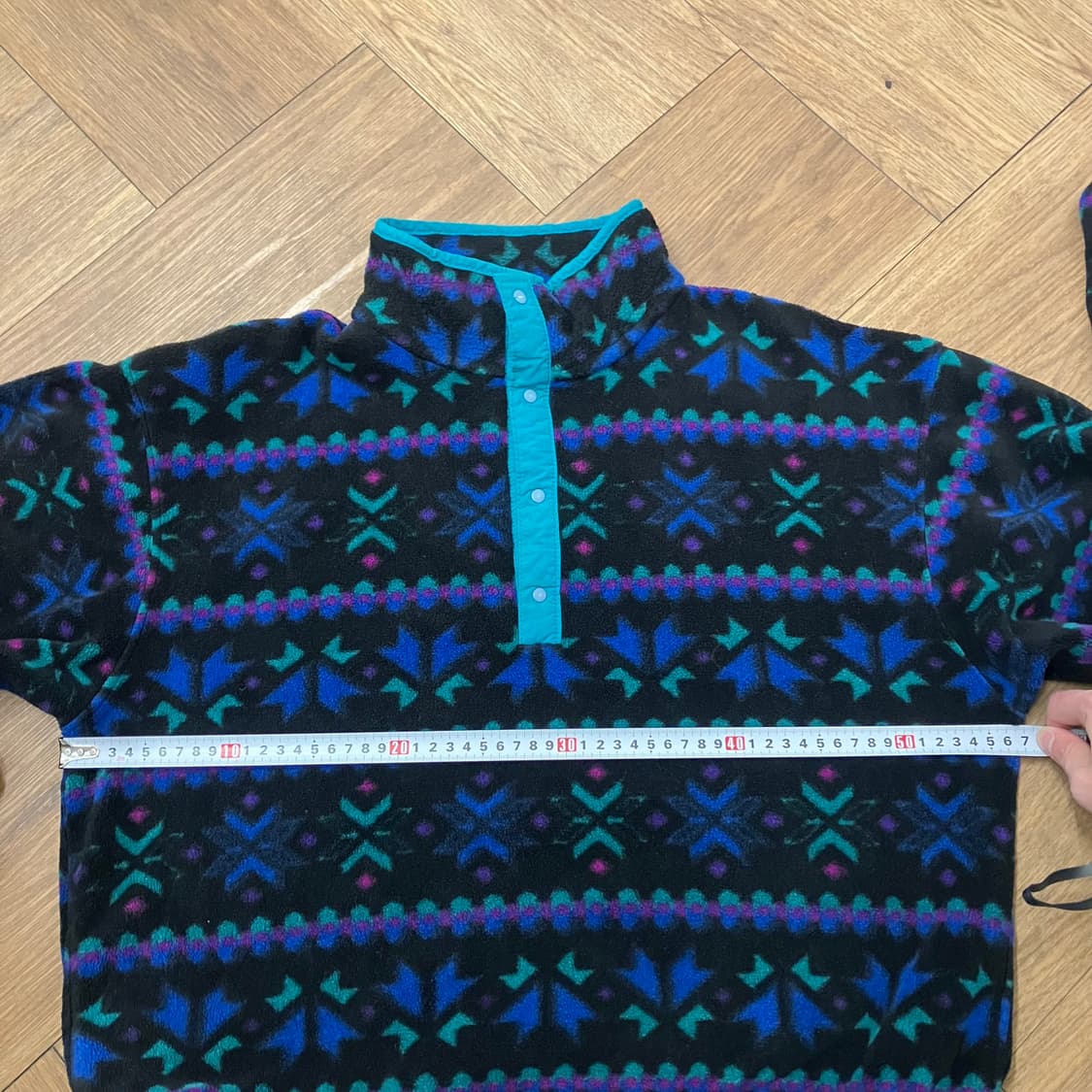 N139 usa 엘엘빈 아즈텍 노르딕 스냅 풀오버 플리스 상품이미지4