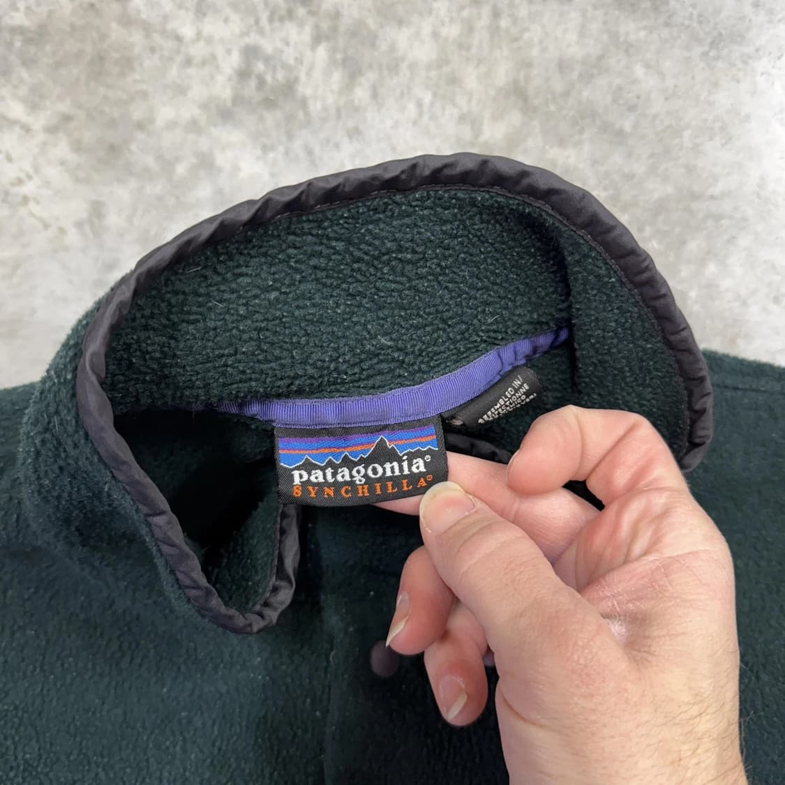 90s 파타고니아 신칠라 스냅-T 다크그린 멕시코 상품이미지3