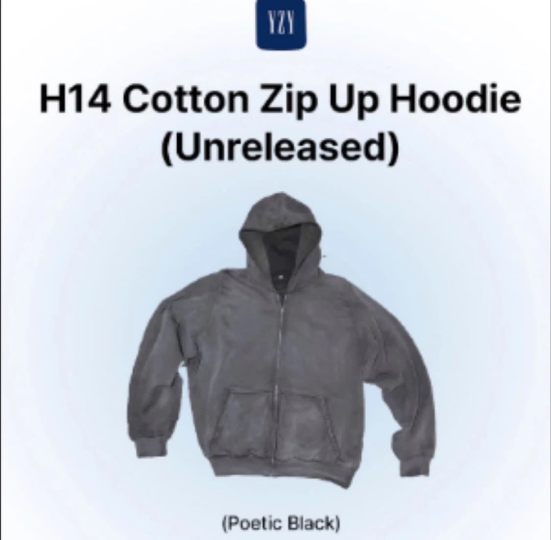 [M] 이지갭 LA H14 집업 후디 포에틱 블랙 상품이미지1