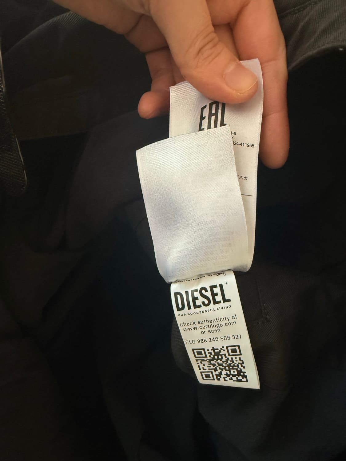 디젤(DIESEL) J-Glory 코튼 바이커 자켓 상품이미지6