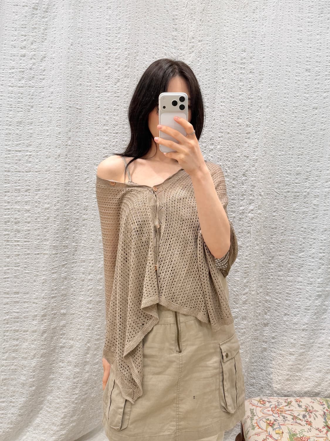 summer net cape cardigan 상품이미지6