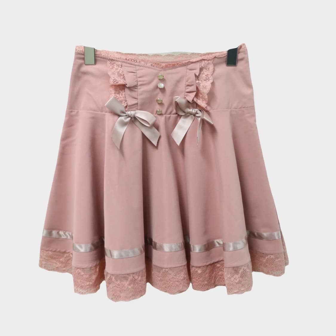 ROMWE 핑크 딸기우유 히메갸루 레이스 스커트 64266 상품이미지1