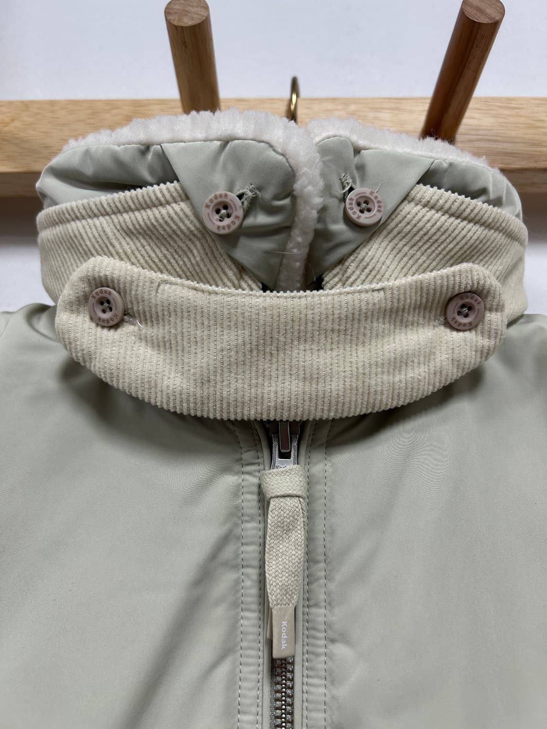 코닥 에센셜 플리스 카라형 패딩 자켓 상품이미지5