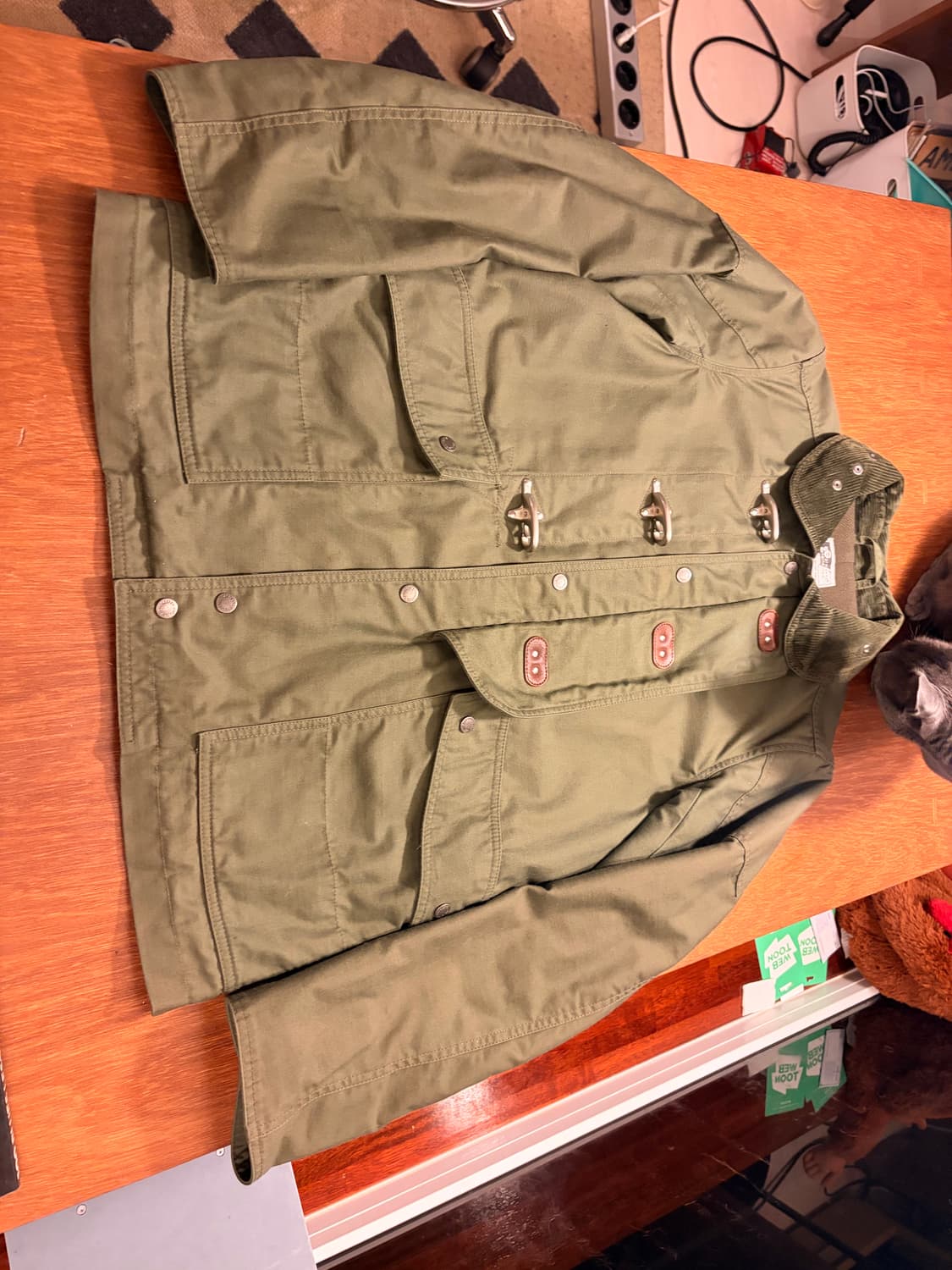 엔지니어드 가먼츠 파이어맨 자켓 카키 M 상품이미지3