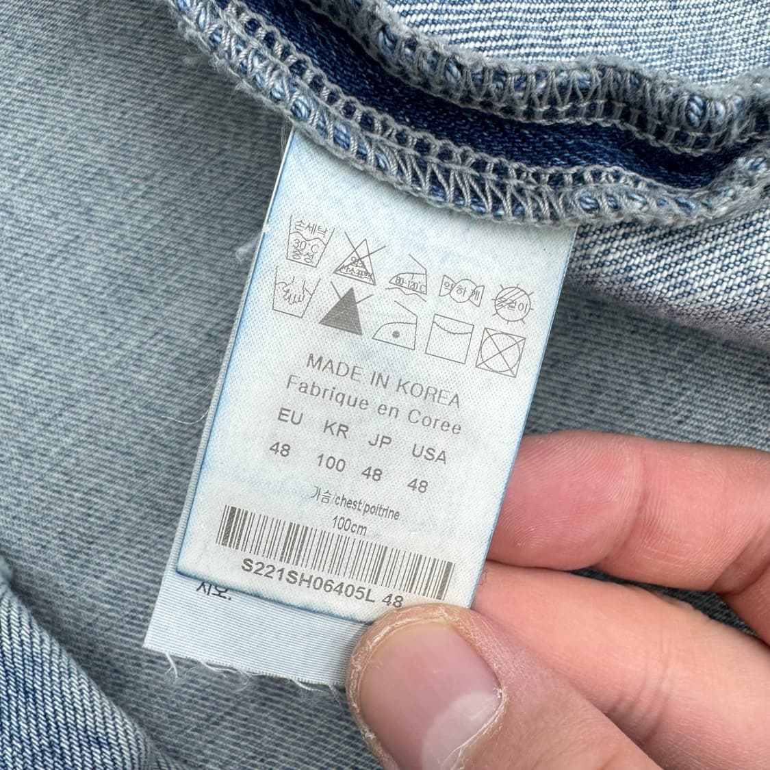 솔리드옴므 데님 셔츠 자켓 상품이미지7