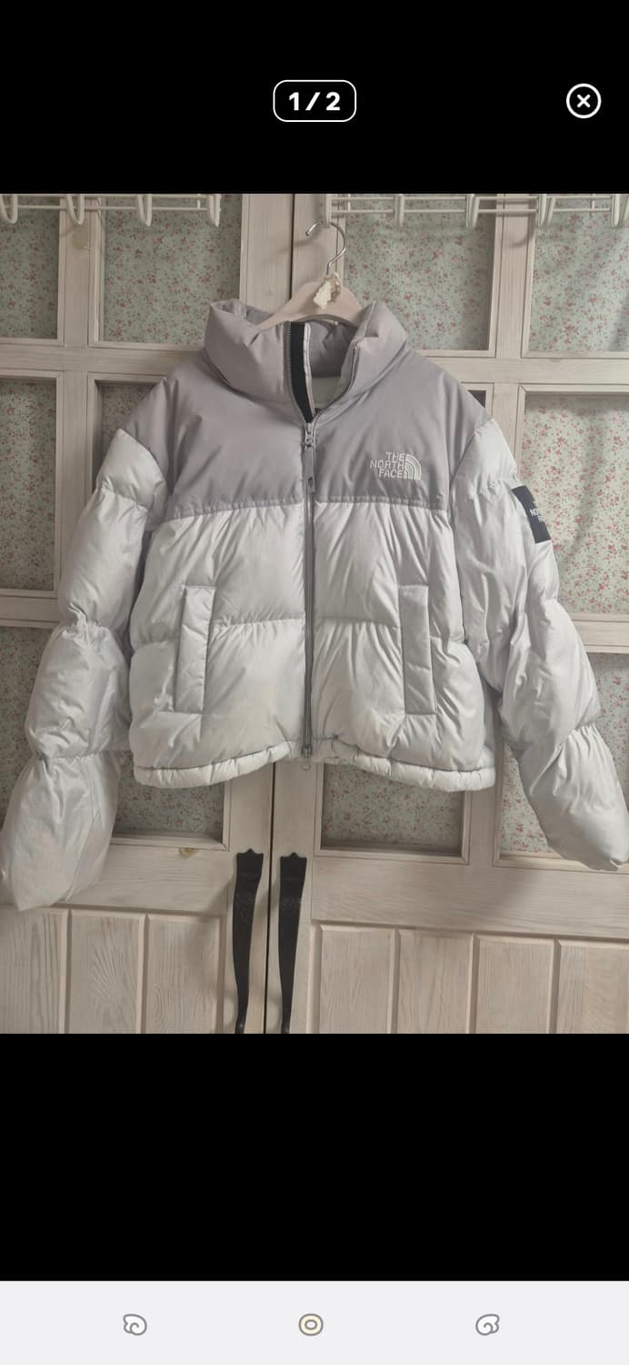 (W) 노스페이스 화이트 라벨 노벨티 눕시 다운 자켓 아이스 그레이 상품이미지1