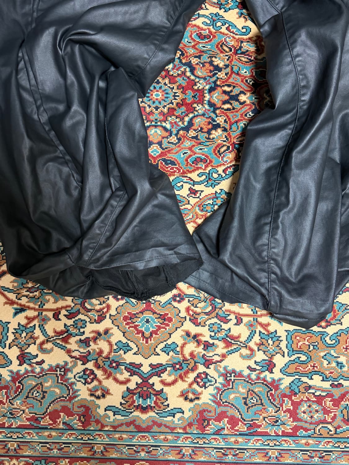 써저리 더블 폴딩 코팅진 사이즈M 상품이미지3