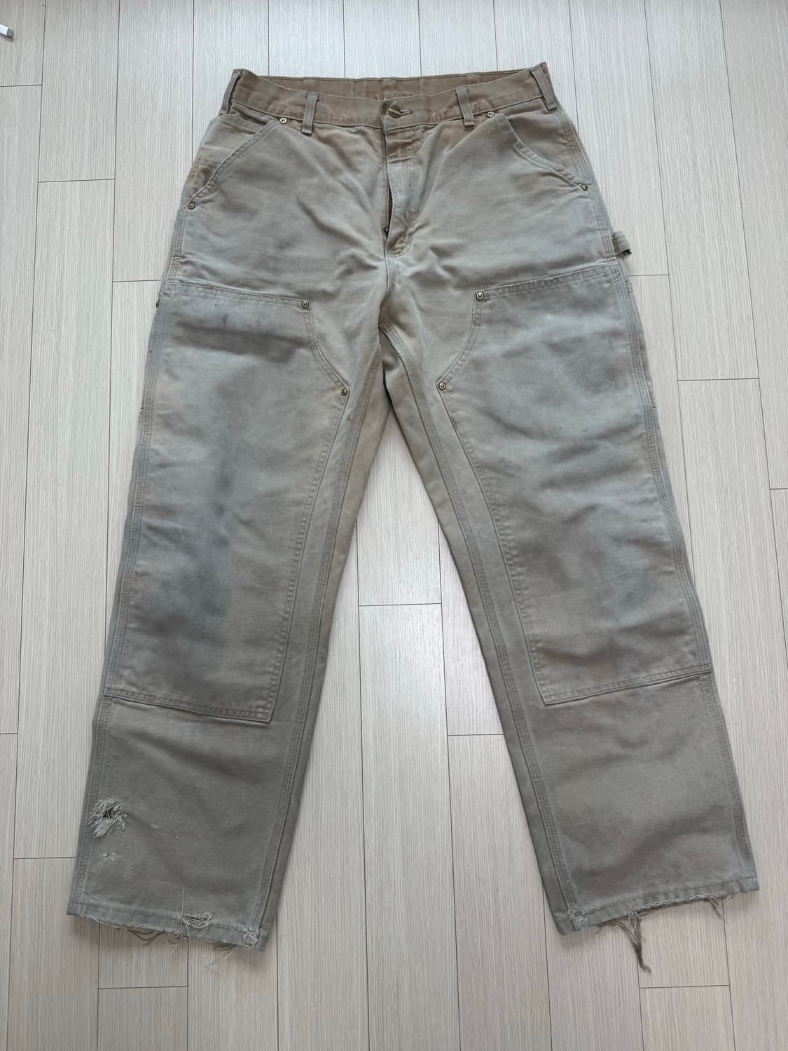 칼하트 더블니 브라운 빈티지 상품이미지1