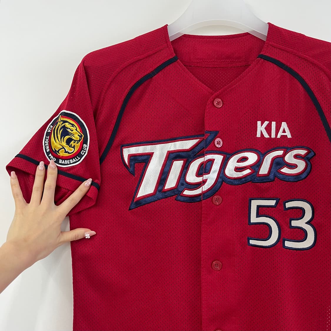 기아타이거즈 이대형 마킹 올드 원정 유니폼 상품이미지4