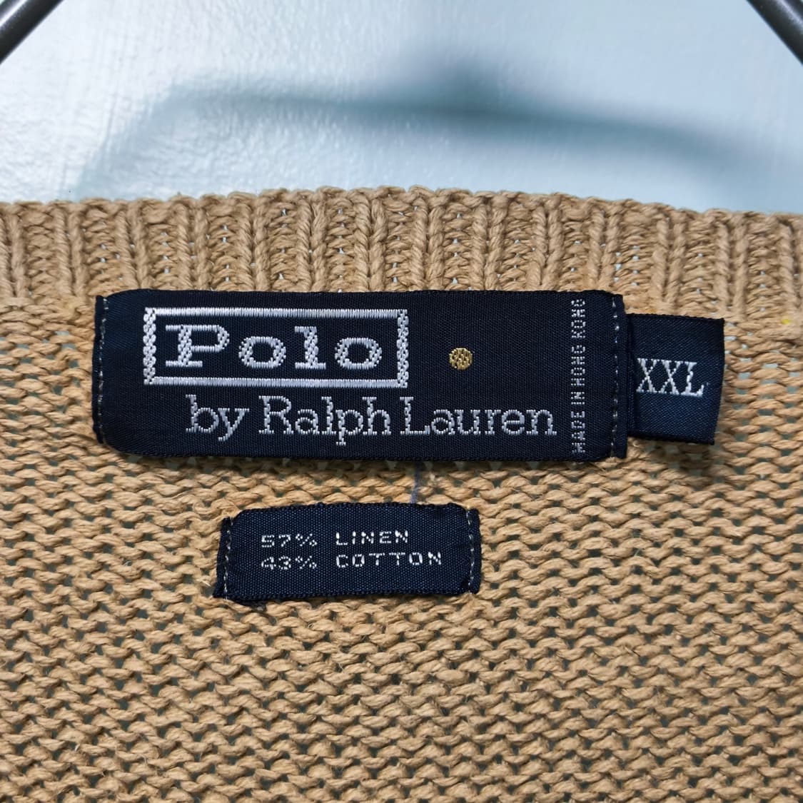 [XXL] 폴로 랄프로렌 아이보리 브이넥 니트 상품이미지4