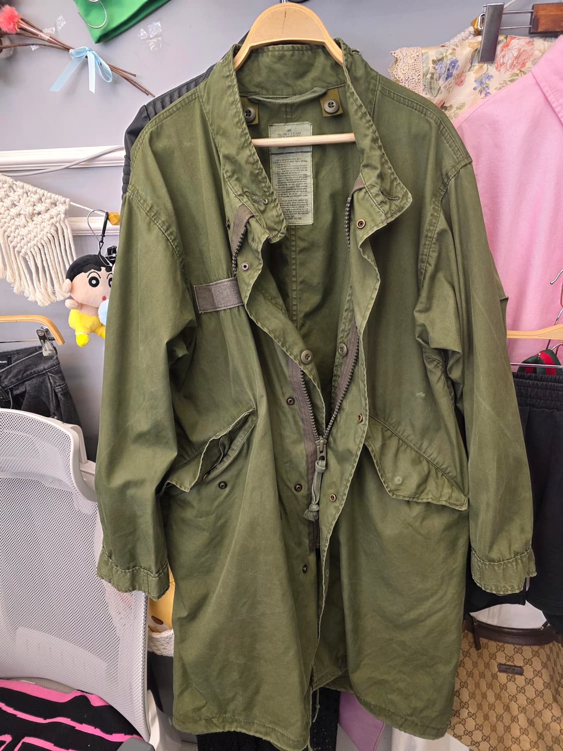 m65 피쉬테일 야상 점퍼 내피x L 상품이미지2