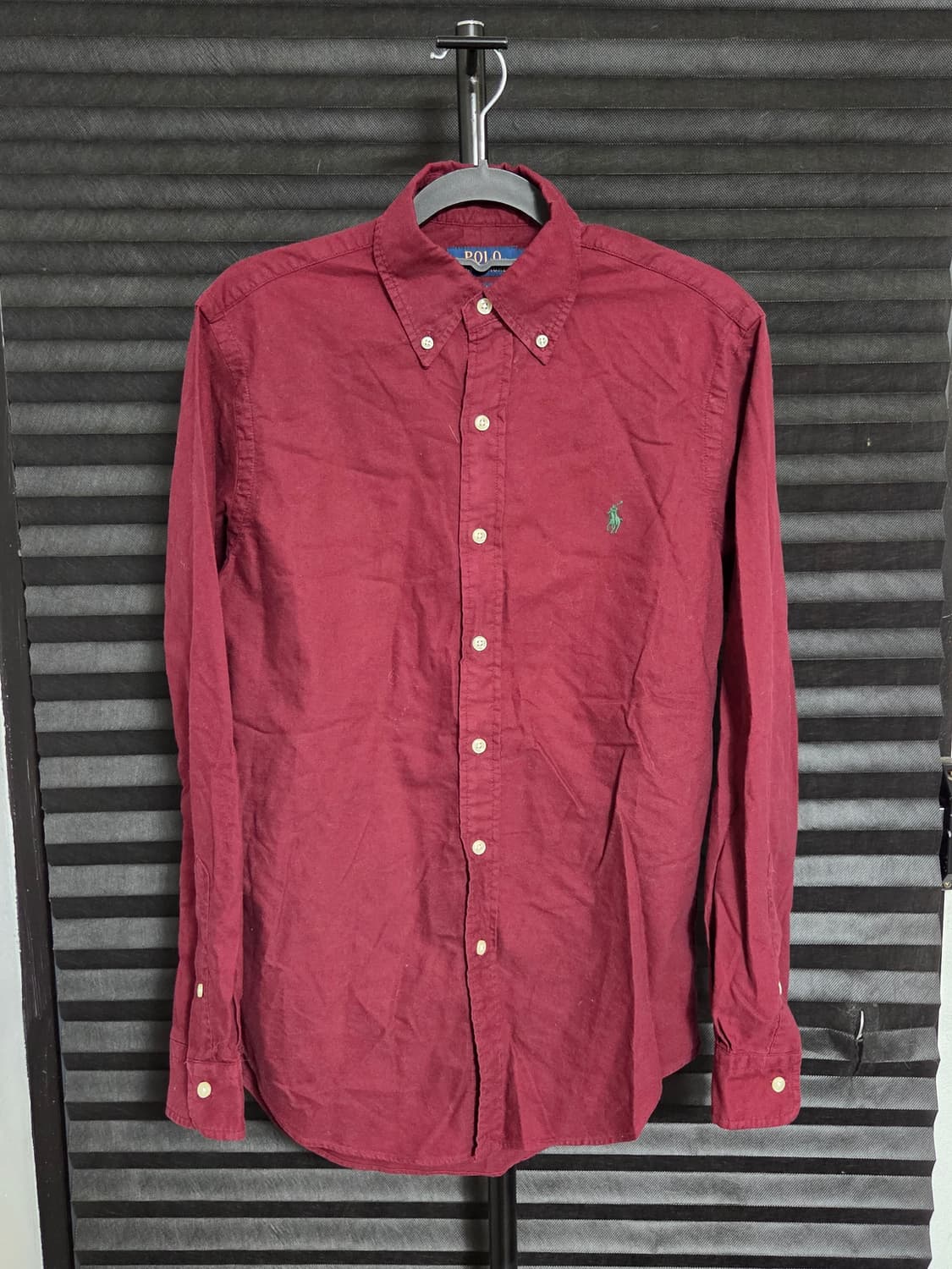 [폴로 랄프로렌] 버건디 포니 옥스포드 셔츠 판매합니다. 상품이미지1