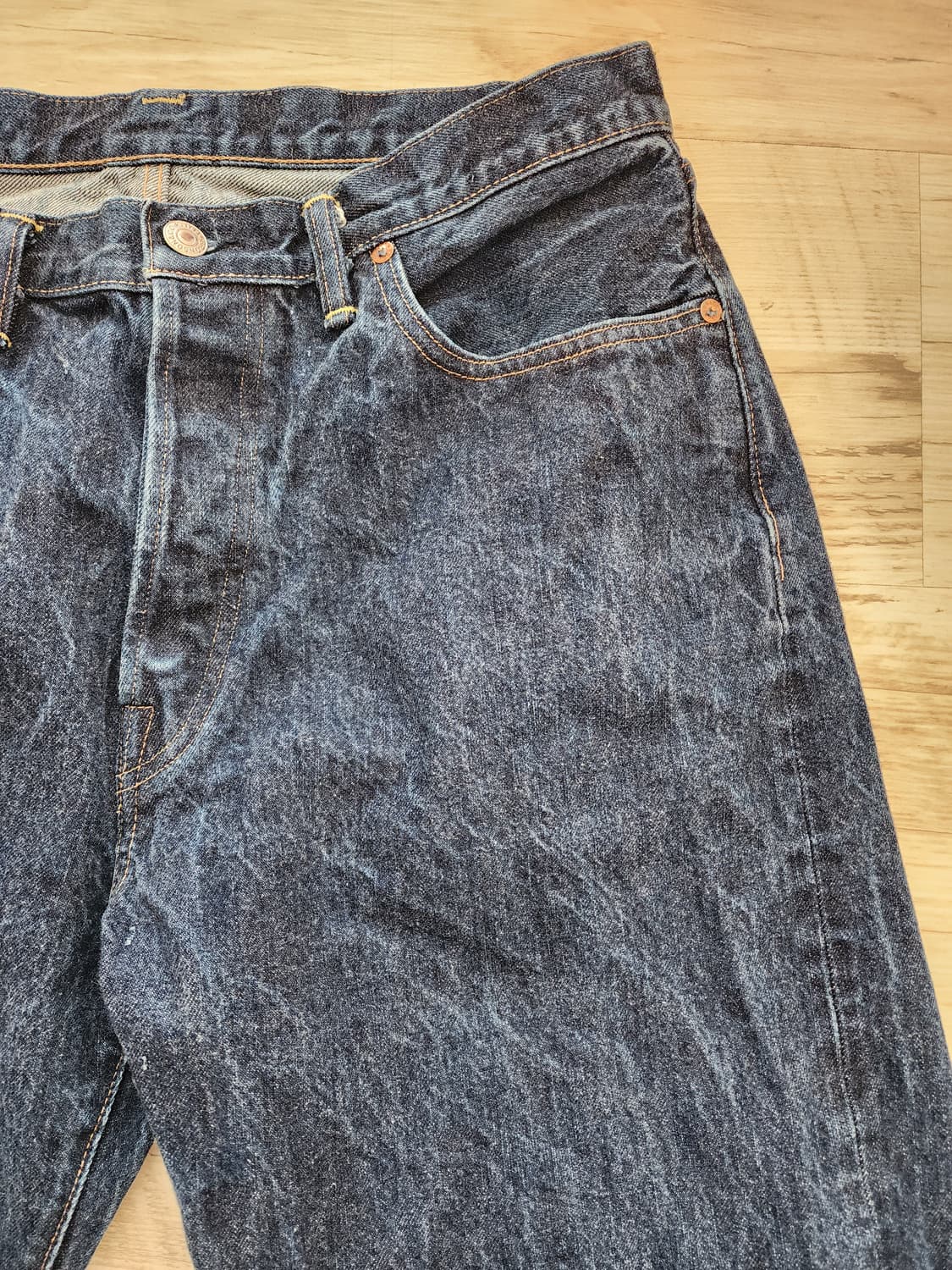 BRONSON 브론슨 셀비지 데님 팬츠 (32~33)사이즈 생지 청바지 상품이미지4