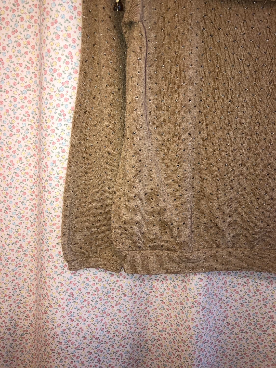 Off-shoulder ribbon sweatshirt 상품이미지4