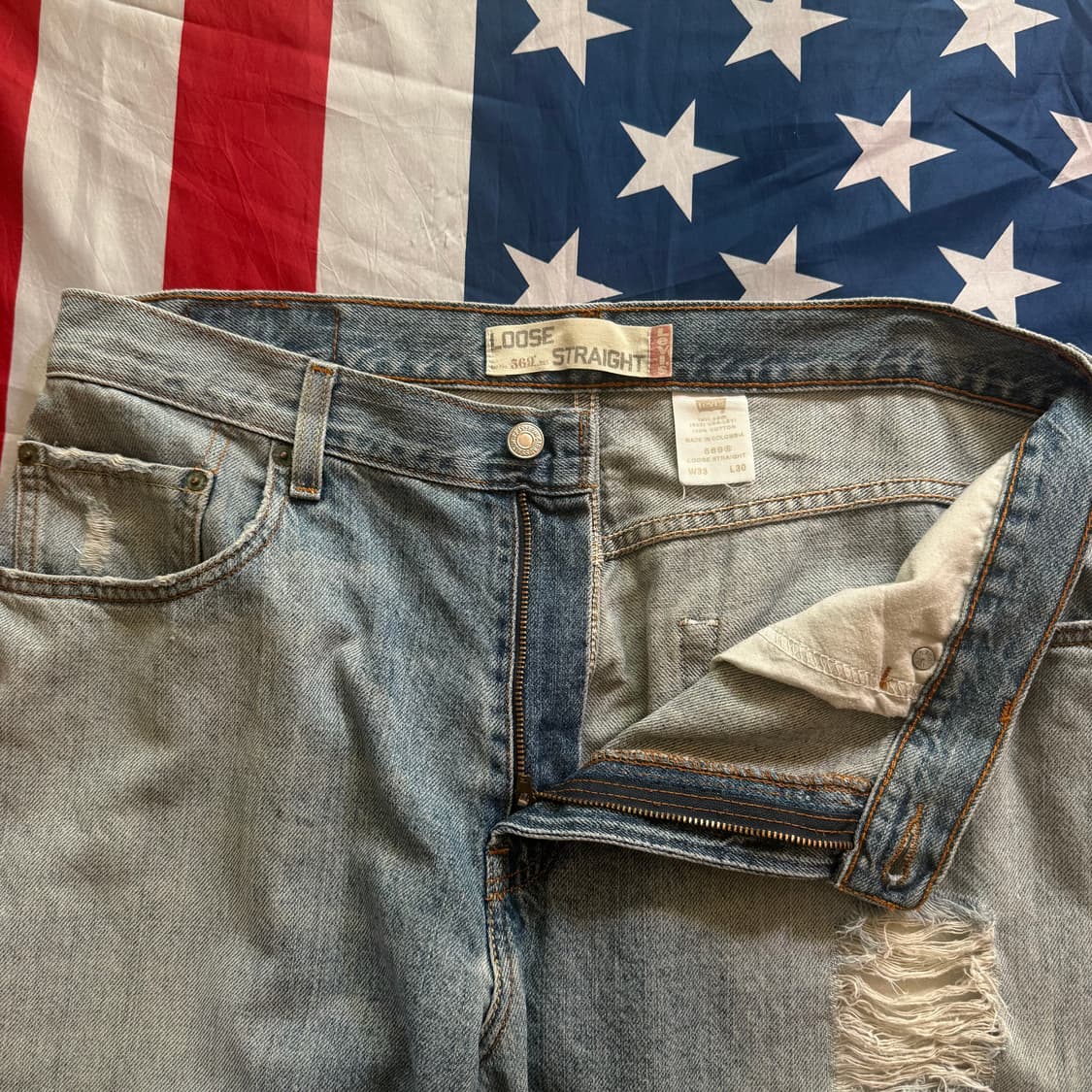 [33] levi's 리바이스 569  데님 청바지 - 23 상품이미지4