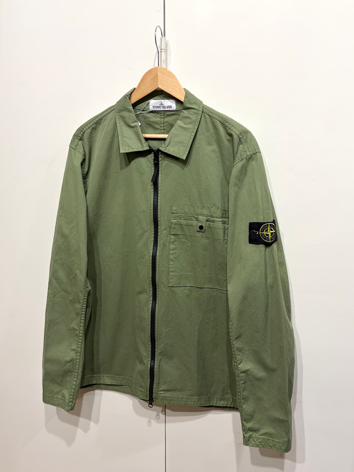 22SS 스톤아일랜드 스트레치 가먼트 다이드 셔츠 자켓 상품이미지3