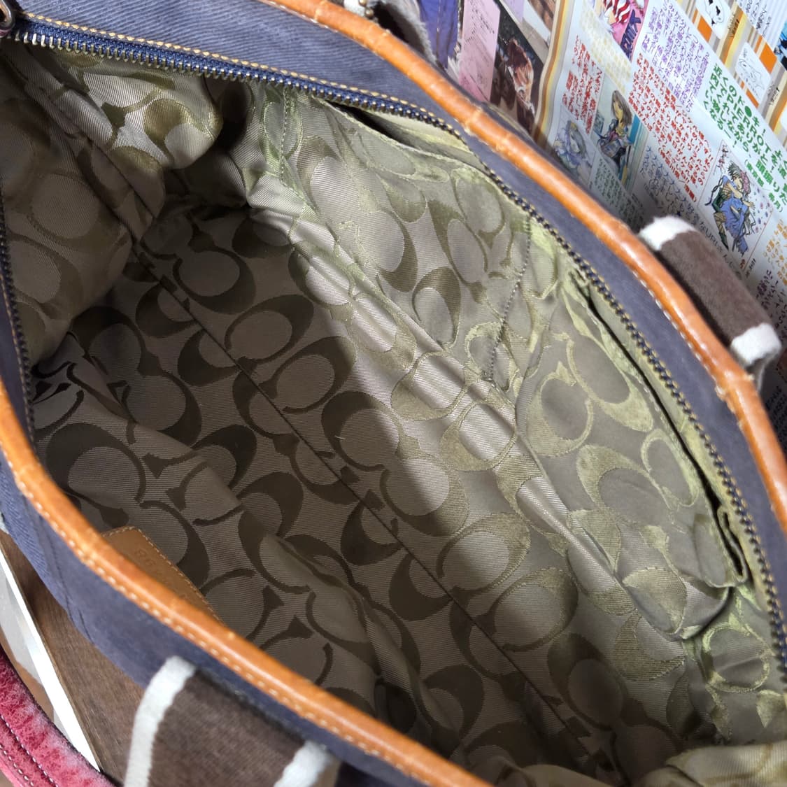 00S  코치 데님 핸드백 상품이미지8