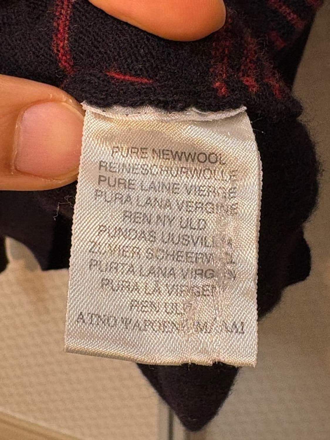 이태리 메이드 버버리 버진울 니트 상품이미지6