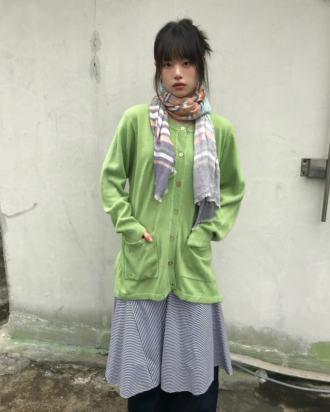 믹스 컬러 스카프 상품이미지4