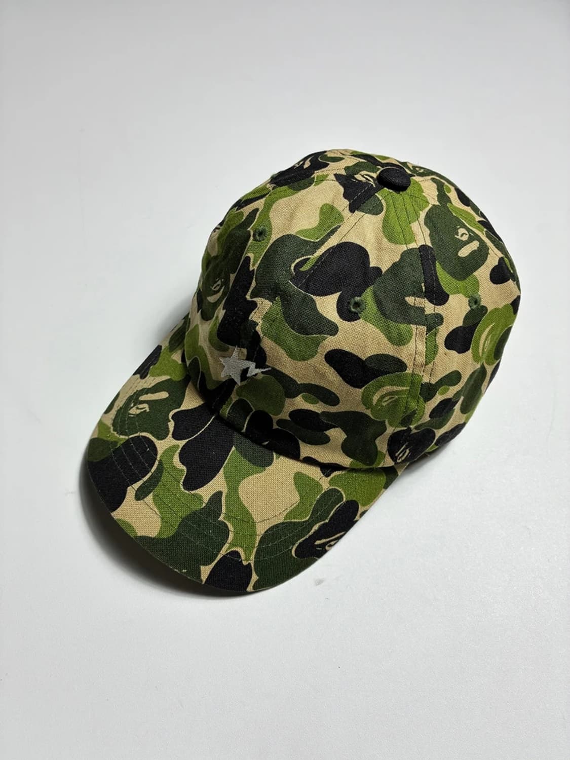 베이프 BAPE ABC 카모 에이프 헤드 볼캡 PR2295 상품이미지2