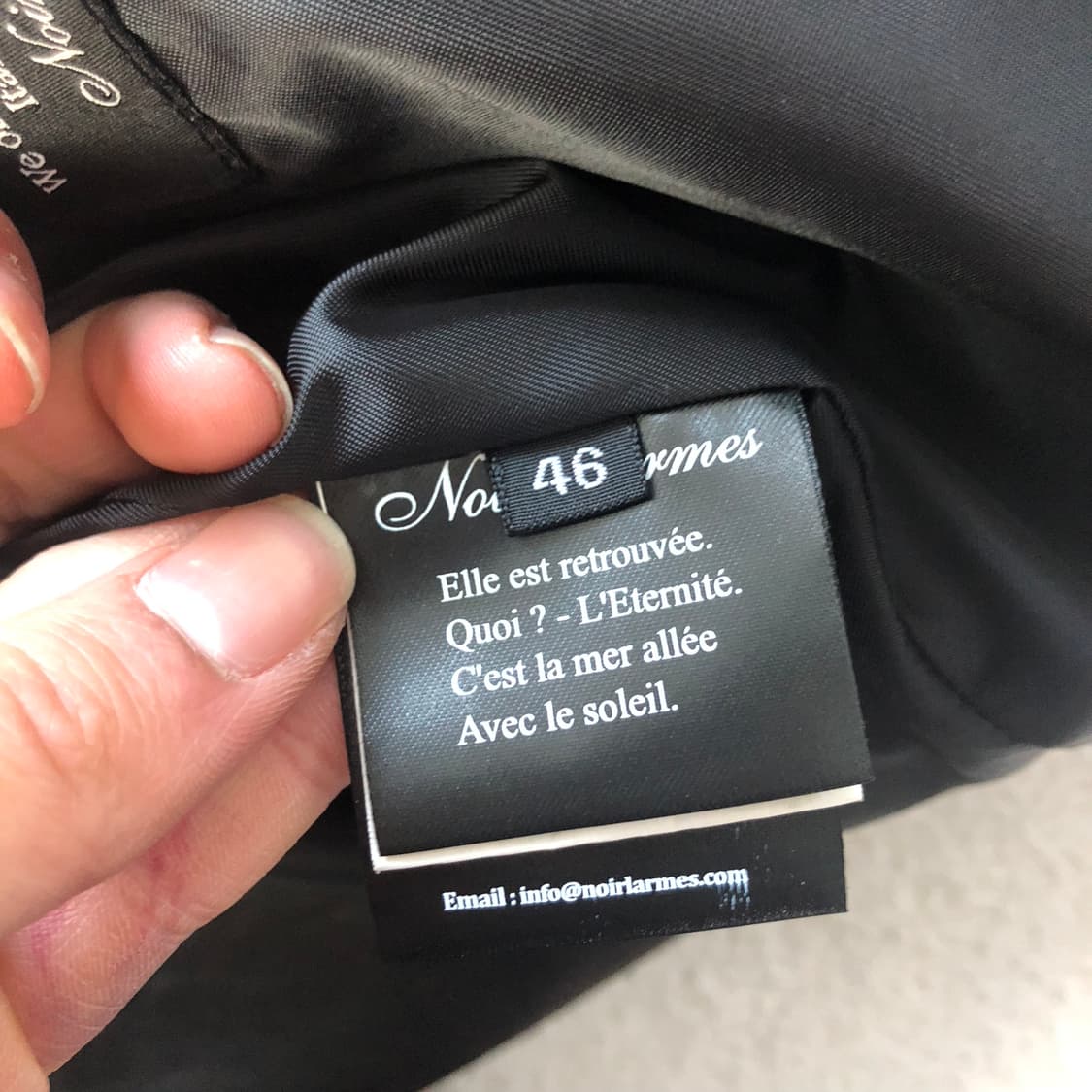 느와르라르메스 레더자켓 상품이미지7