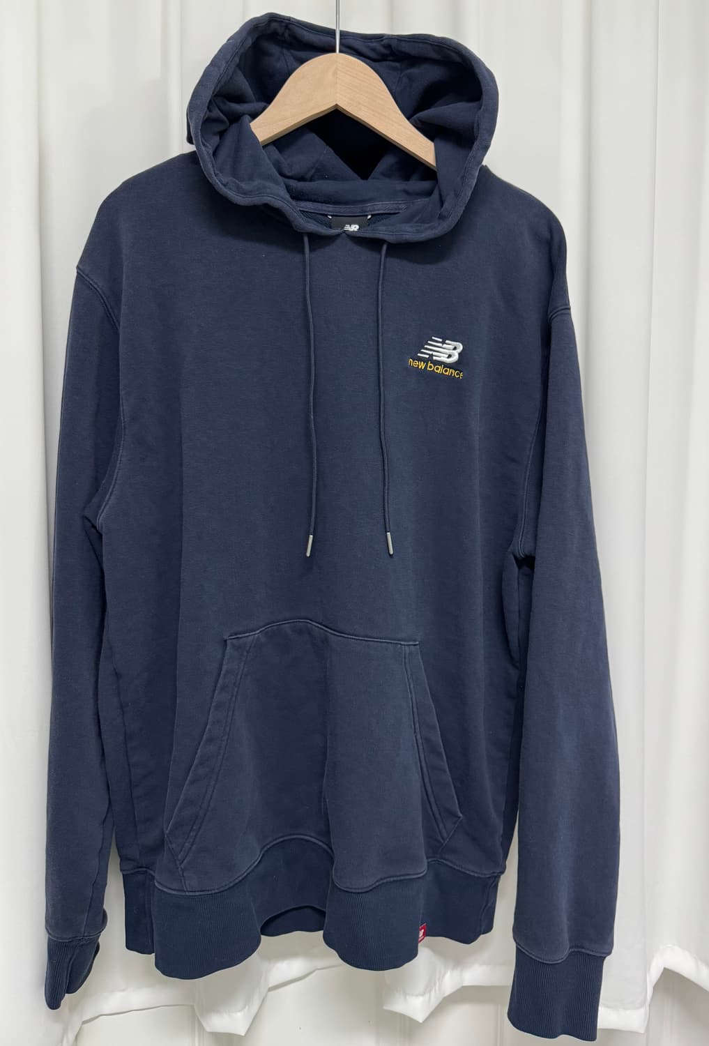 NB 뉴발란스 네이비 후드티 상품이미지2