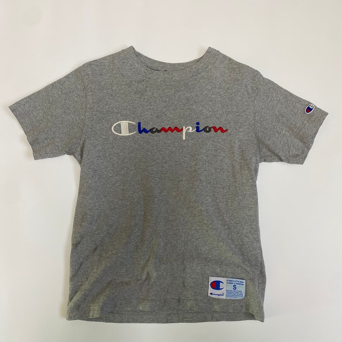 챔피온 멀티 컬러 스크립트 로고 티셔츠 상품이미지2