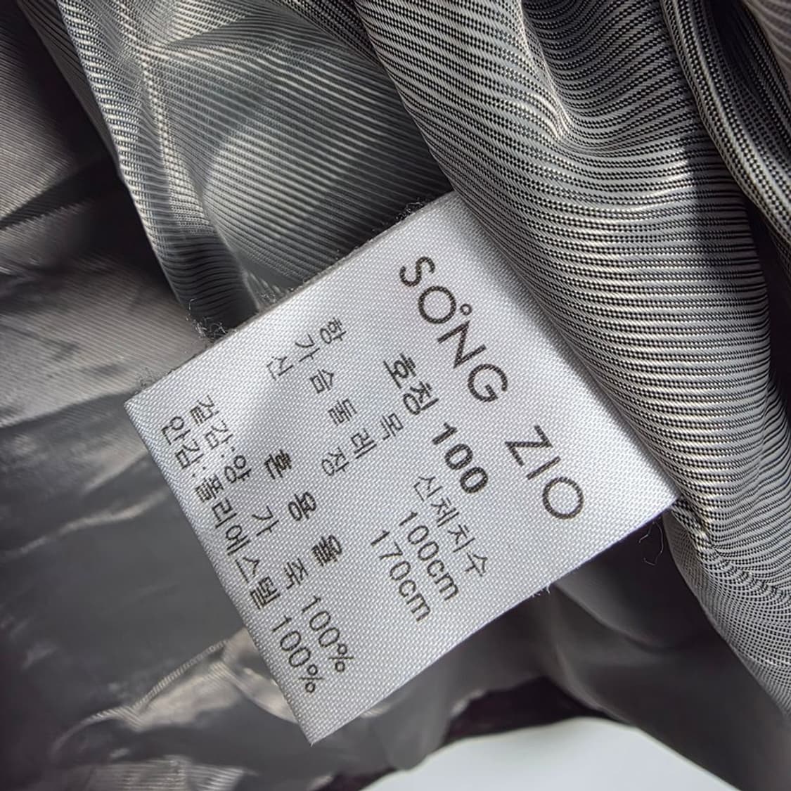 송지오 미니멀 리얼 양가죽 자켓 브라운 L 상품이미지6