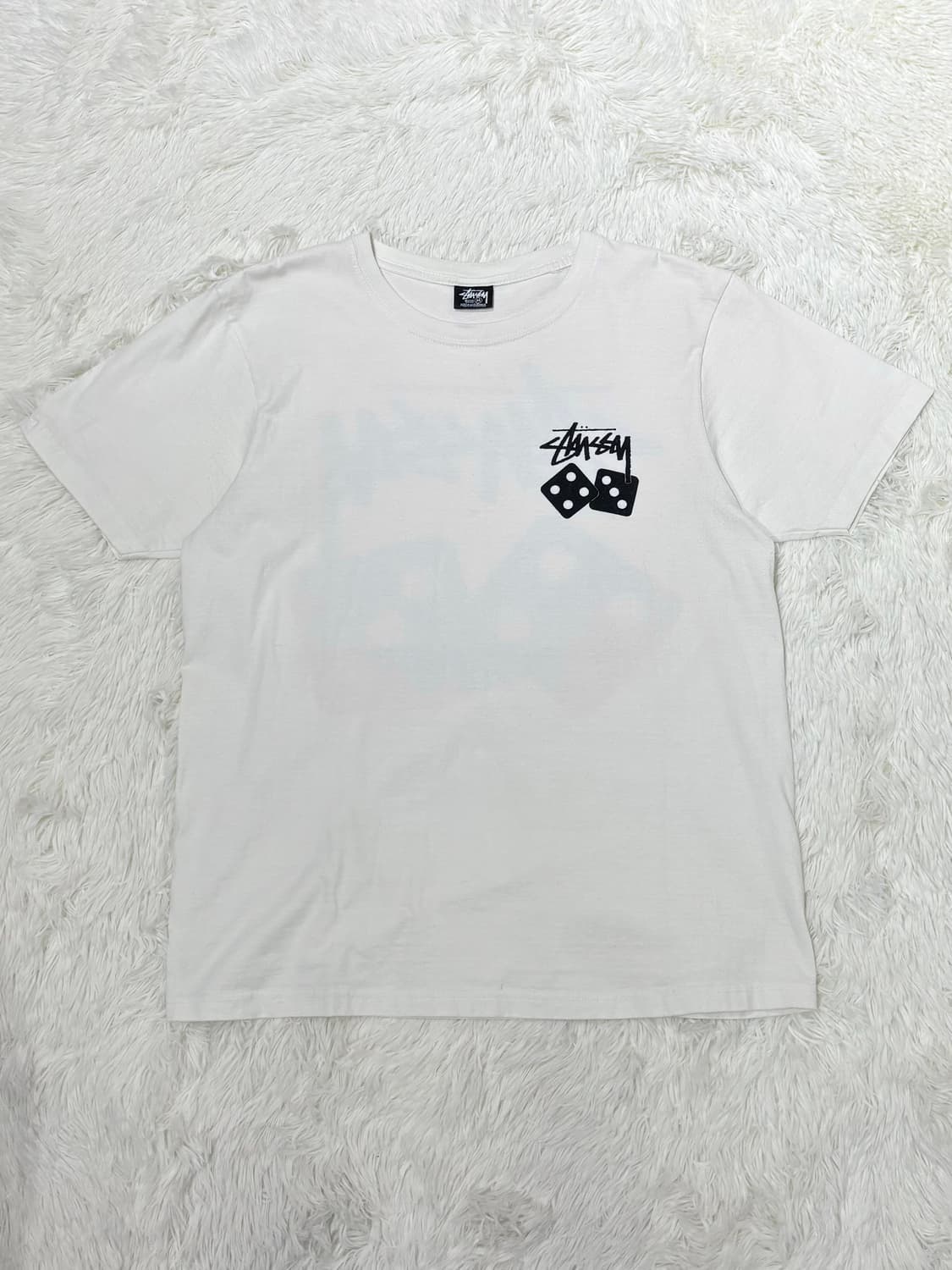 스투시 다이스 화이트 반팔 상품이미지4