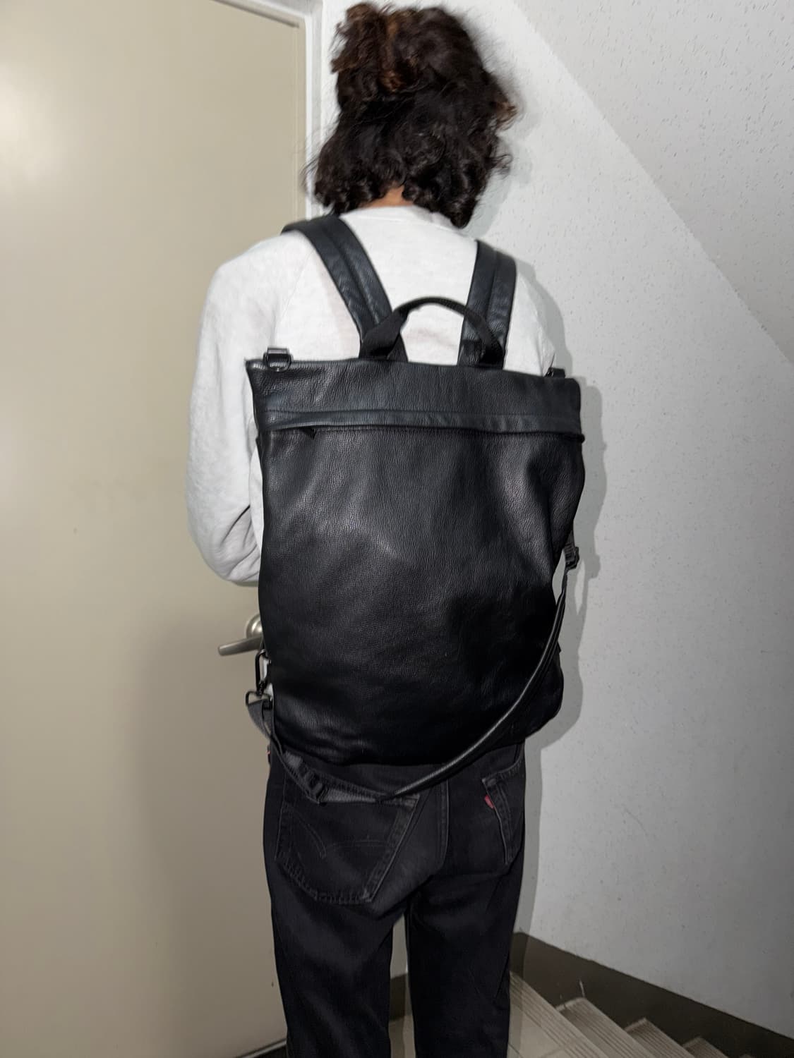 Cos 카우 하이드 레더 백 상품이미지2