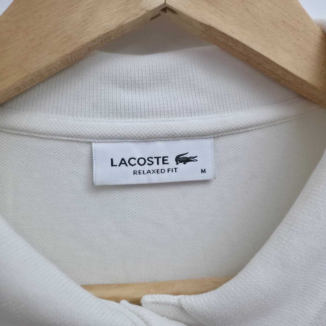 [M] 라코스테 화이트 카라티 상품이미지5
