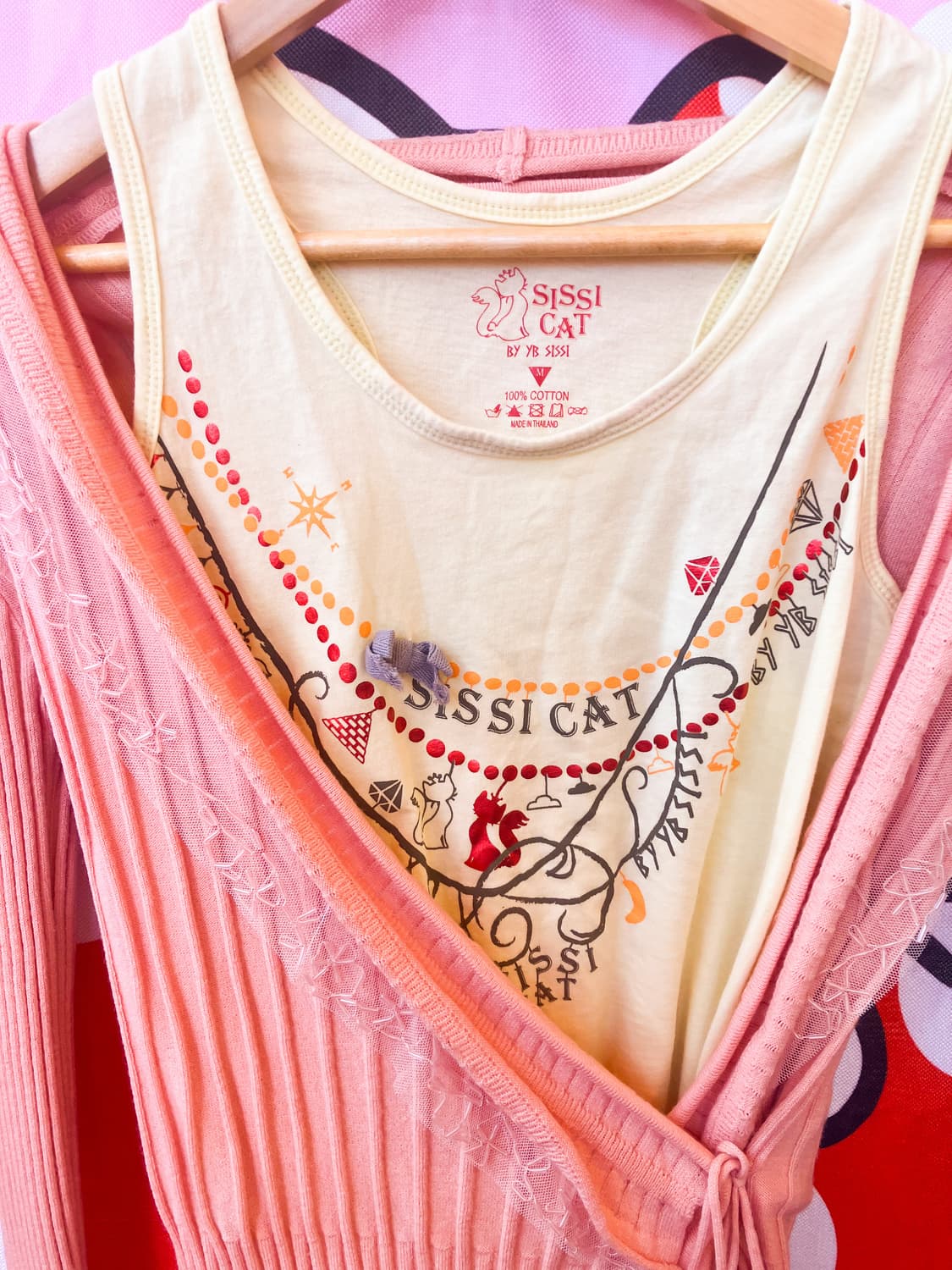 (set) 빈티지 캣 슬리브리스+레이스 랩 니트 상품이미지3