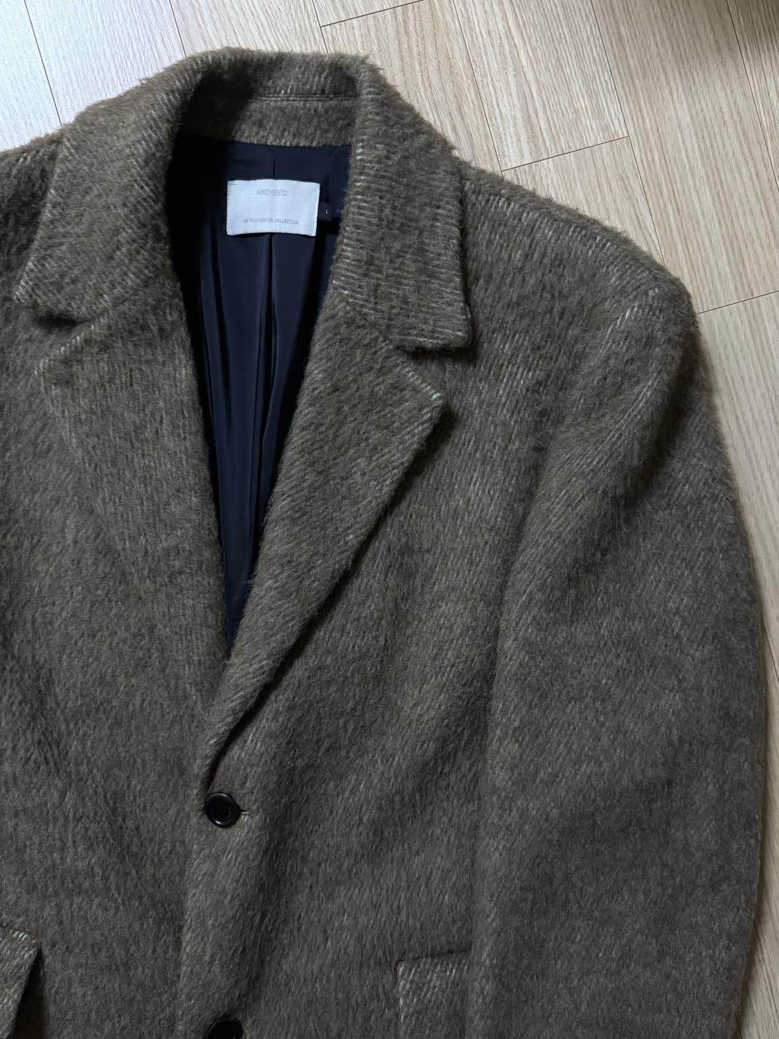 24FW 아모멘토 헤어리 코트 L  상품이미지1