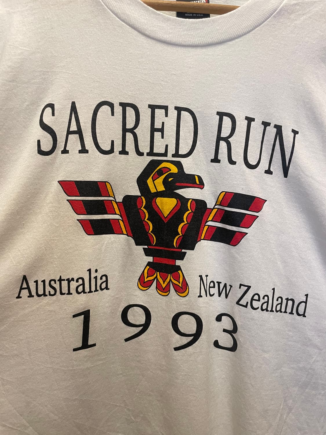 1993 Vintage Sacred Run T-shirt  상품이미지2