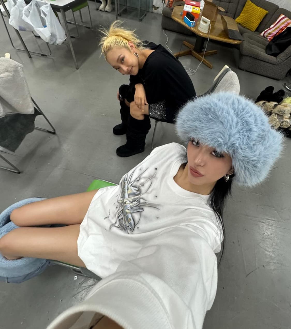 YELLO 블랙 어그 부츠  상품이미지4