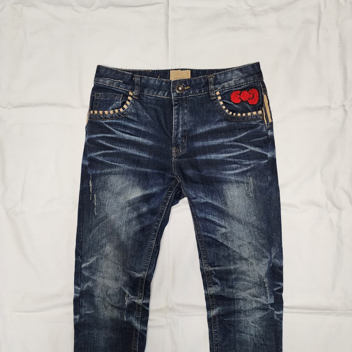 HAMO 락시크 자수 오리엔탈 워싱 데님팬츠 상품이미지6