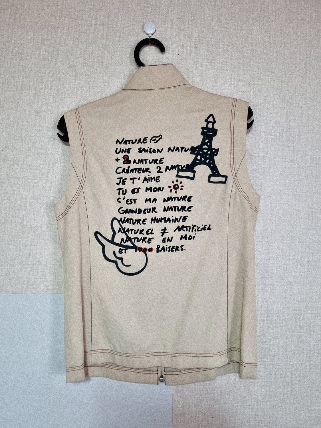 까스텔바작 일본정품 민소매자켓 55사이즈 상품이미지2