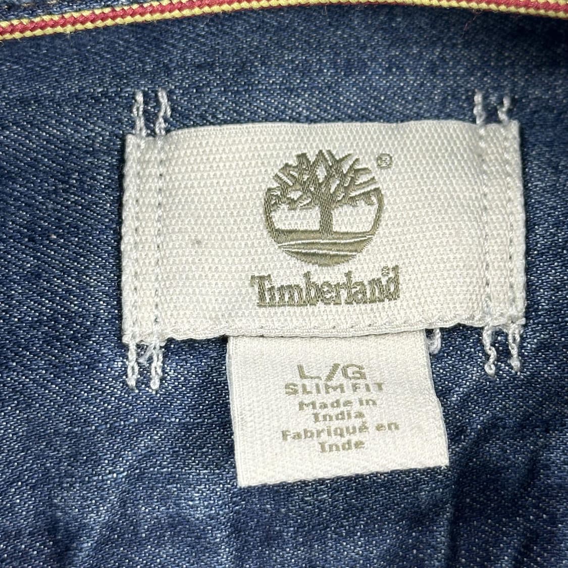 팀버랜드 워싱 투 포켓 데님셔츠 (L) 상품이미지5
