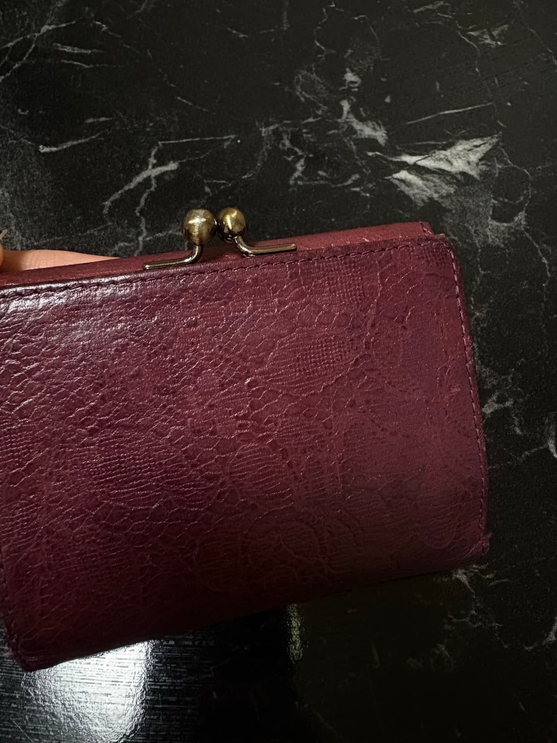 안나수이 버건디 카드지갑 상품이미지6