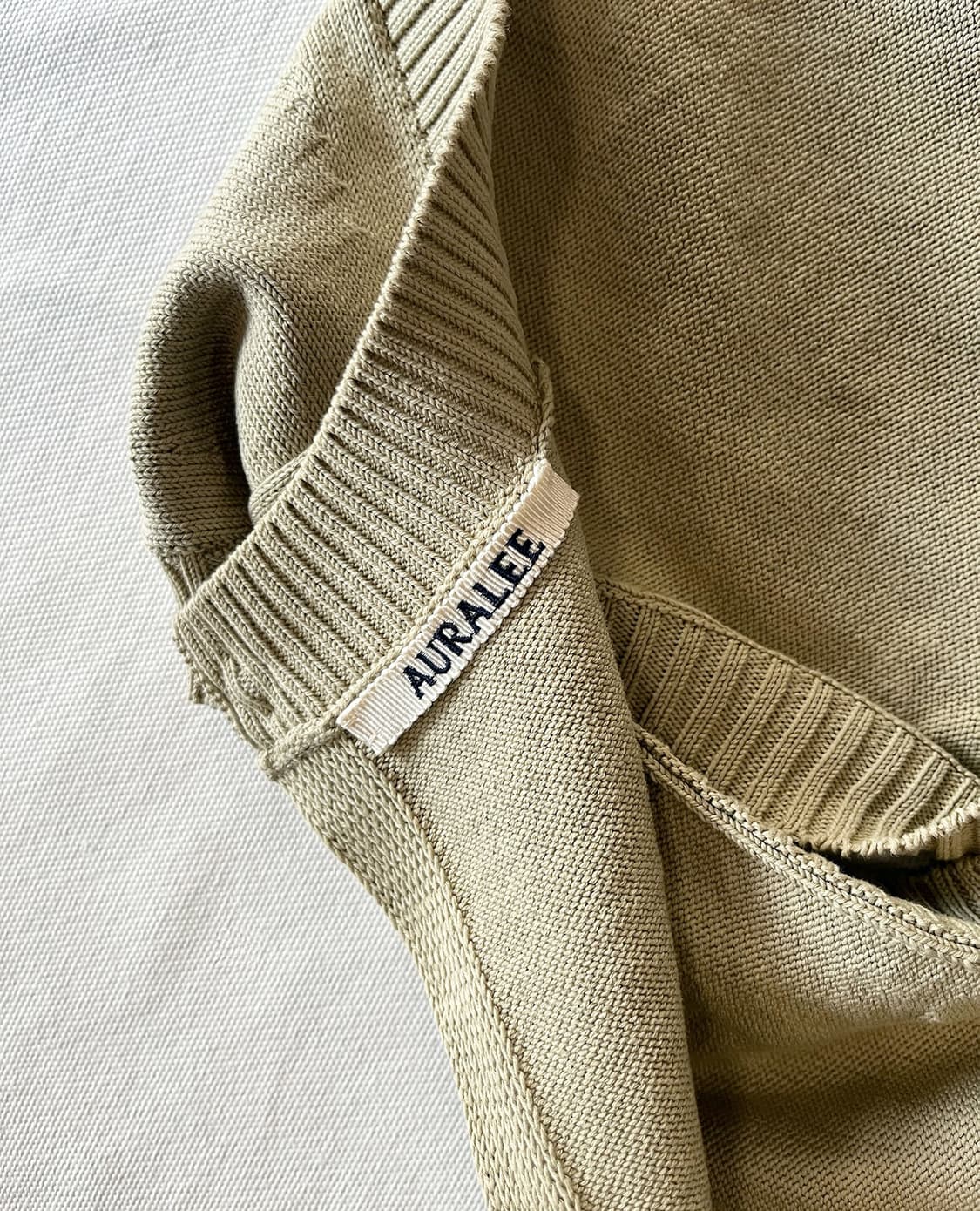 AURALEE back button knit vest 상품이미지9